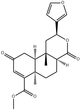 (2S)-2-(3-Furyl)-1,4,4aα,5,6,6a,9,10,10aα,10b-decahydro-6aα,10bβ-dimethyl-4,9-dioxo-2H-naphtho[2,1-c]pyran-7-carboxylic acid methyl ester