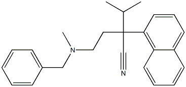 1-NAPHTHALENEACETONITRILE, alpha-(2-(N-BENZYL-N-METHYLAMINO)ETHYL)-alp ha-ISOPROP