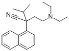 1-NAPHTHALENEACETONITRILE, alpha-(2-(DIETHYLAMINO)ETHYL)-alpha-ISOPROP YL-