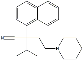 α-Isopropyl-α-(1-naphtyl)-1-piperidinebutyronitrile