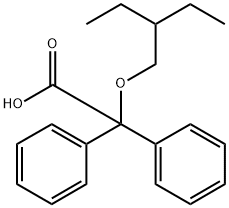 2-(2-ETHYLBUTOXY)-2,2-DIPHENYLACETIC ACID