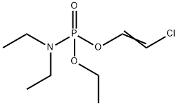 N,N-Diethylphosporamidic acid ethyl 2-chloroethenyl ester
