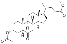 3-ALPHA-HYDROXY-6-OXO-5-ALPHA-CHOLAN-24-OIC ACID METHYL ESTER 3-ACETATE