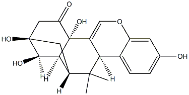 2,3,10bβ,11,12,12aβ-Hexahydro-1α,2β,4aβ,8-tetrahydroxy-11,11-dimethyl-2,12α-methano-1H-benzo[b]naphtho[2,1-d]pyran-4(4aH)-one
