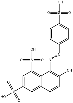 (8E)-7-oxo-8-[(4-sulfophenyl)hydrazinylidene]naphthalene-1,3-disulfoni c acid