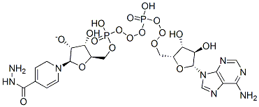 (2R,3R,4R,5R)-5-[[[[(2R,3R,4R,5R)-5-(6-aminopurin-9-yl)-3,4-dihydroxy-oxolan-2-yl]methoxy-hydroxy-phosphoryl]oxy-hydroxy-phosphoryl]oxymethyl]-2-[4-(hydrazinecarbonyl)pyridin-1-yl]-4-hydroxy-oxolan-3-olate