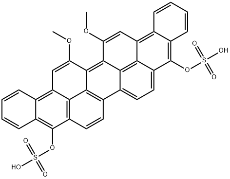 16,17-dimethoxyanthra[9,1,2-cde]benzo[rst]pentaphene-5,10-diyl bis(hydrogen sulphate)