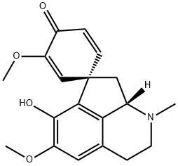 [1S,(-)]-2',3',8',8'aβ-Tetrahydro-6'-hydroxy-3,5'-dimethoxy-1'-methylspiro[2,5-cyclohexadiene-1,7'(1'H)-cyclopenta[ij]isoquinoline]-4-one