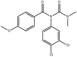 N-(3,4-dichlorophenyl)-N-(dimethylcarbamoyl)-4-methoxy-benzamide