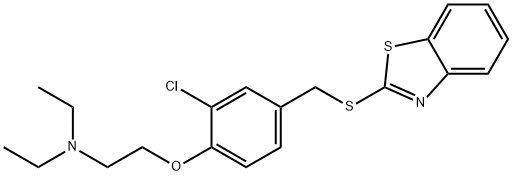 2-[[3-Chloro-4-[2-(diethylamino)ethoxy]benzyl]thio]benzothiazole