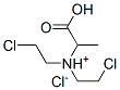 1-carboxyethyl-bis(2-chloroethyl)azanium chloride