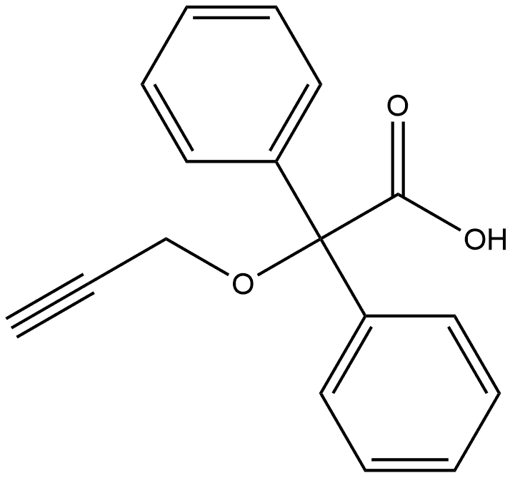 α-Phenyl-α-(2-propyn-1-yloxy)benzeneacetic Acid