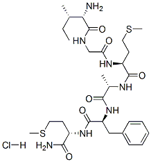 L-Methioninamide, L-alanyl-L-phenylalanyl-L- isoleucylglycyl-L-methionyl-, monohydrochloride