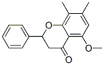 2,3-dihydro-5-methoxy-7,8-dimethyl-2-phenyl-4H-1-benzopyran-4-one
