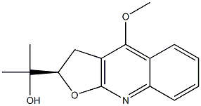 2β-(1-Hydroxy-1-methylethyl)-4-methoxy-2,3-dihydrofuro[2,3-b]quinoline