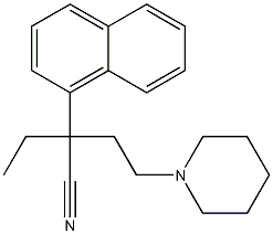α-Ethyl-α-(2-piperidinoethyl)-1-naphthaleneacetonitrile