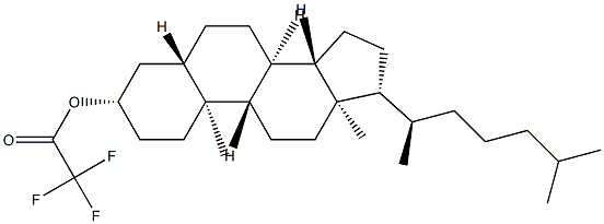 5α-Cholestan-3β-ol trifluoroacetate
