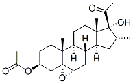 5alpha,6alpha-epoxy-3beta,17-dihydroxy-16alpha-methylpregnan-20-one 3-acetate
