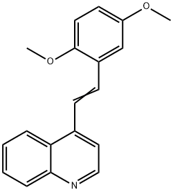 4-[2-(2,5-dimethoxyphenyl)ethenyl]quinoline