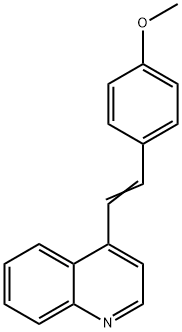 4-[2-(4-METHOXYPHENYL)ETHENYL]QUINOLINE
