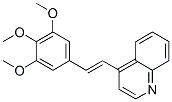 4-[2-(3,4,5-trimethoxyphenyl)ethenyl]quinoline