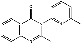 2-methyl-3-(6-methyl-2-pyridinyl)-4(3H)-quinazolinone