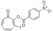 2,4,6-CYCLOHEPTATRIEN-1-ONE, 2-HYDROXY-3-IODO-, p-NITROBENZOATE