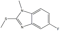 Benzimidazole,5-fluoro-1-methyl-2-(methylthio)-(7CI,8CI)