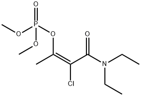(E)-2-chloro-3-dimethoxyphosphoryloxy-N,N-diethyl-but-2-enamide