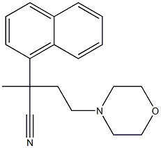 α-Methyl-α-(1-naphtyl)-4-morpholinebutyronitrile