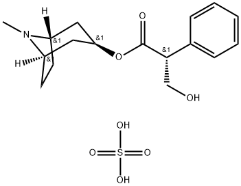 1-alpha-H,5-alpha-H-Tropan-3-alpha-ol, (+)-tropate (ester), sulfate (2 :1) (salt)