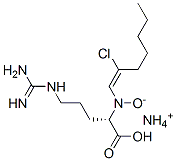 azanium [(E)-2-chlorohept-1-enyl]-oxido-arsinic acid