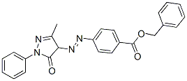 benzyl 4-[(4,5-dihydro-3-methyl-5-oxo-1-phenyl-1H-pyrazol-4-yl)azo]benzoate