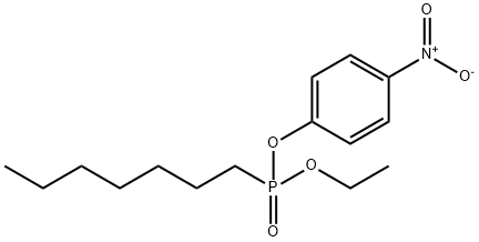 Heptylphosphonic acid ethyl p-nitrophenyl ester