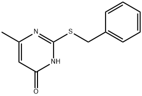 4(1H)-Pyrimidinone, 6-methyl-2-[(phenylmethyl)thio]-