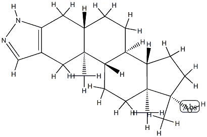1H-Androstano3,2-cpyrazol-17-ol, 17-methyl-, (5.alpha.,17.beta.)-