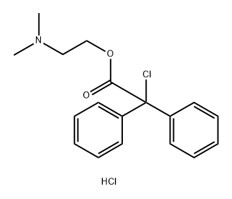 Benzeneacetic acid, α-chloro-α-phenyl-, 2-(dimethylamino)ethyl ester, hydrochloride