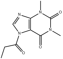 Theophylline,  7-propionyl-  (7CI,8CI)