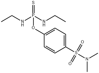 N,N'-Diethylphosphorodiamidothioic acid O-[p-(dimethylaminosulfonyl)phenyl] ester