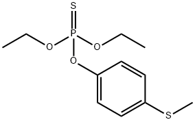 O,O-diethyl O-[4-(methylthio)phenyl] thiophosphate