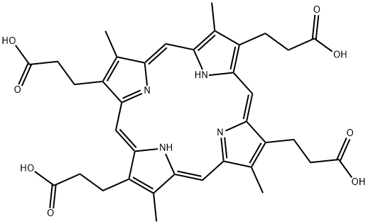 3,7,13,17-tetramethyl-21H,23H-Porphine-2,8,12,18-tetrapropanoic acid