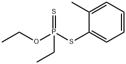 Ethylphosphonodithioic acid O-ethyl S-(o-tolyl) ester