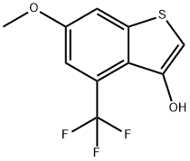 Benzobthiophene-3-ol, 6-methoxy-4-(trifluoromethyl)-