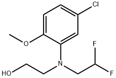 Ethanol, 2-(5-chloro-2-methoxyphenyl)(2,2-difluoroethyl)amino-