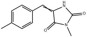 2,4-IMIDAZOLIDINEDIONE, 3-METHYL-5-((4-METHYLPHENYL)METHYLENE)-