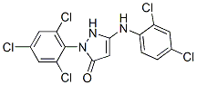 3-(2,4-dichloroanilino)-1-(2,4,6-trichlorophenyl)-5-pyrazolone