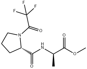 D-Alanine, N-1-(trifluoroacetyl)-L-prolyl-, methyl ester
