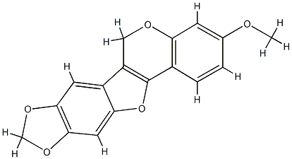 3-Methoxy-6H-[1,3]dioxolo[5,6]benzofuro[3,2-c][1]benzopyran