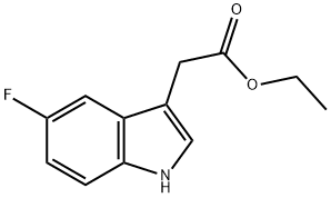 (5-fluoro-1H-indol-3-yl)acetic acid ethyl ester