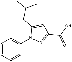 5-(2-METHYLPROPYL)-1-PHENYL-1H-PYRAZOLE-3-CARBOXYLIC ACID